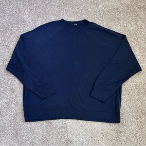 Splits59 Navy Blue Lightweight Breathable Stretchy Sweatshirt Pullover Small S